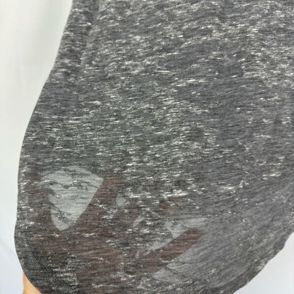 LNA Revolve Grey Marbled Scoop Neck Short Sleeve T Shirt Size Small - Picture 3 of 6